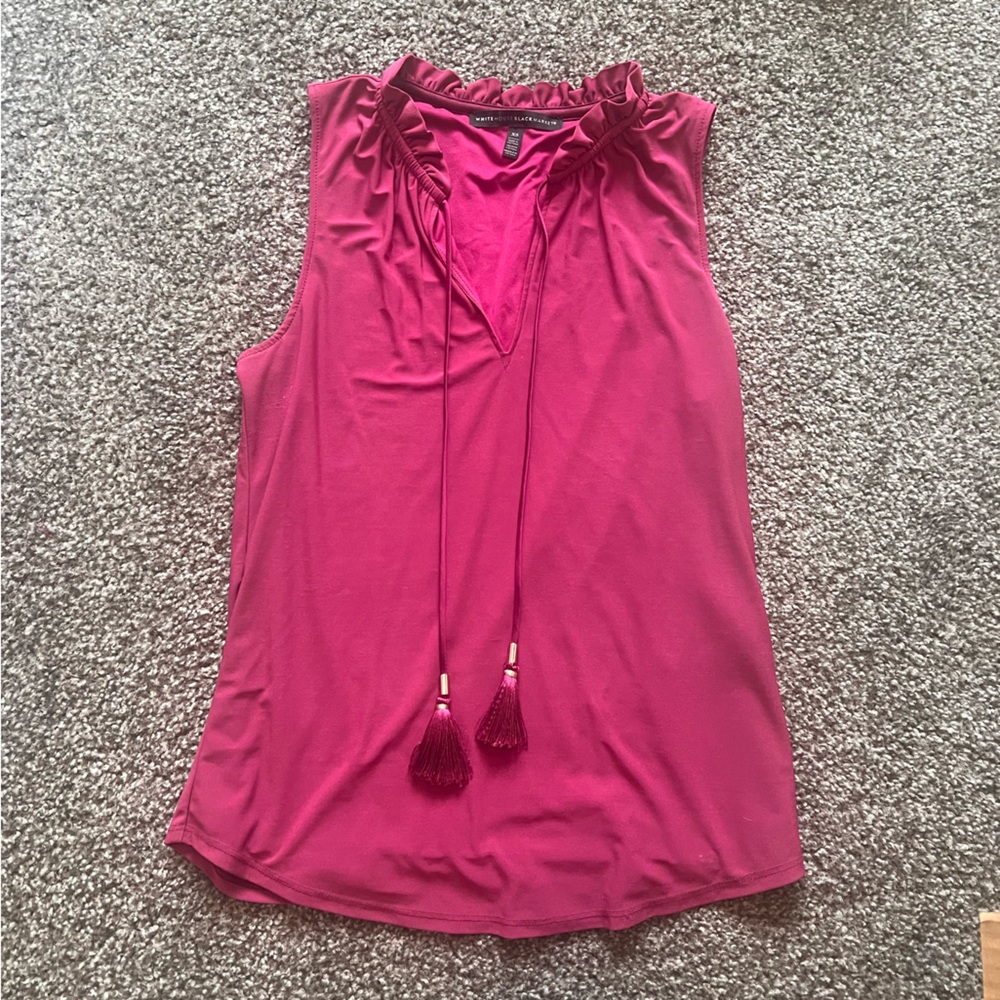 WHBM Pink Sleeveless Top